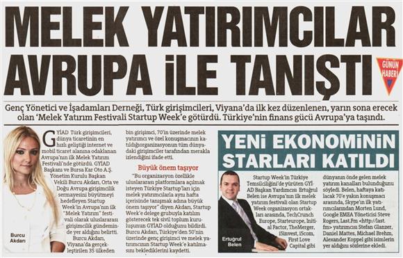 Melek Yatırımcılar Avrupa İle Tanıştı.