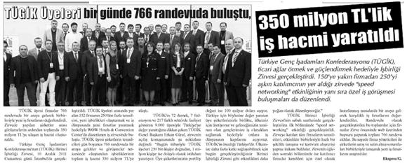 350 Milyon TL Ticaret Speed Networking'le Başladı.