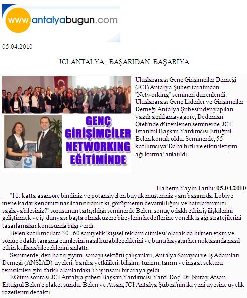 Antalya'da Networking!.
