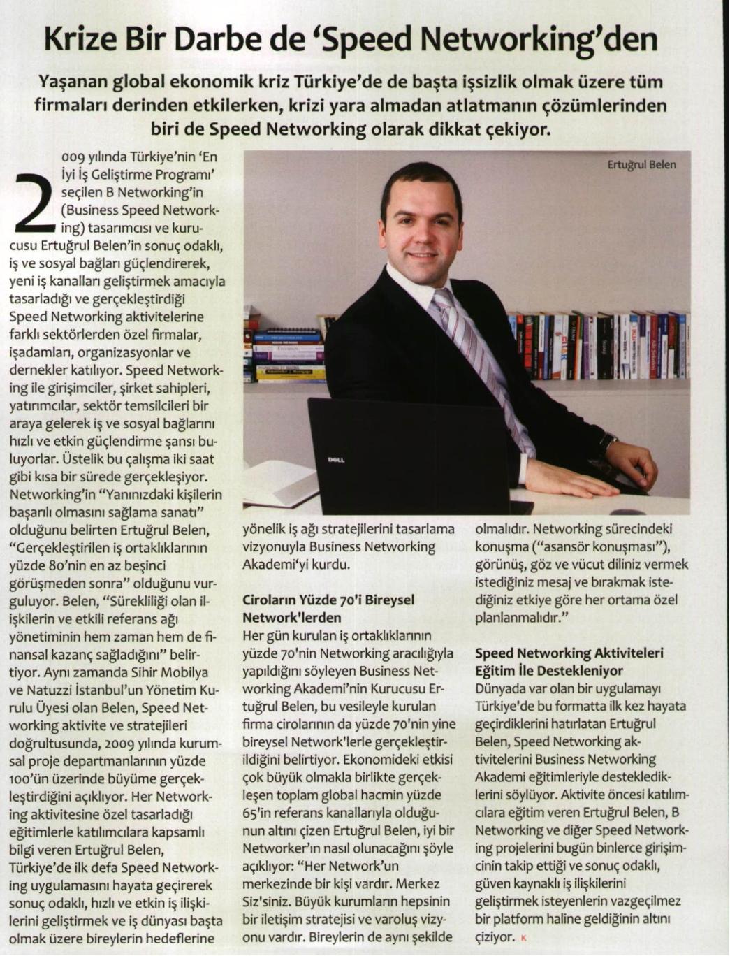 Krize Bir Darbe de 'Speed Networking'den.
