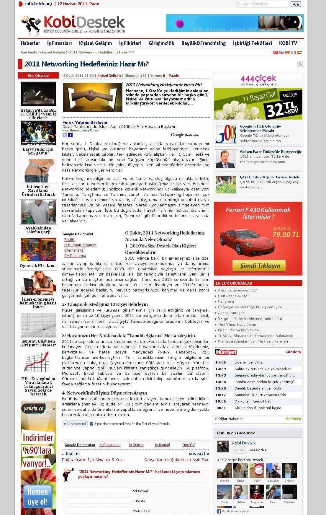 2011 Networking Hedefleriniz Hazır Mı?.