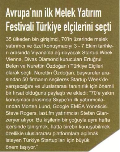 Melek Yatırım Konferansının Elçileri.