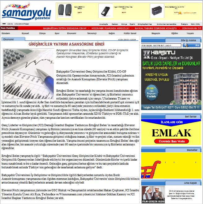Girişimcilere Asansör Konuşması.