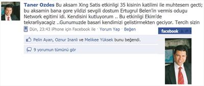 Taner Özdeş Facebook Feed.