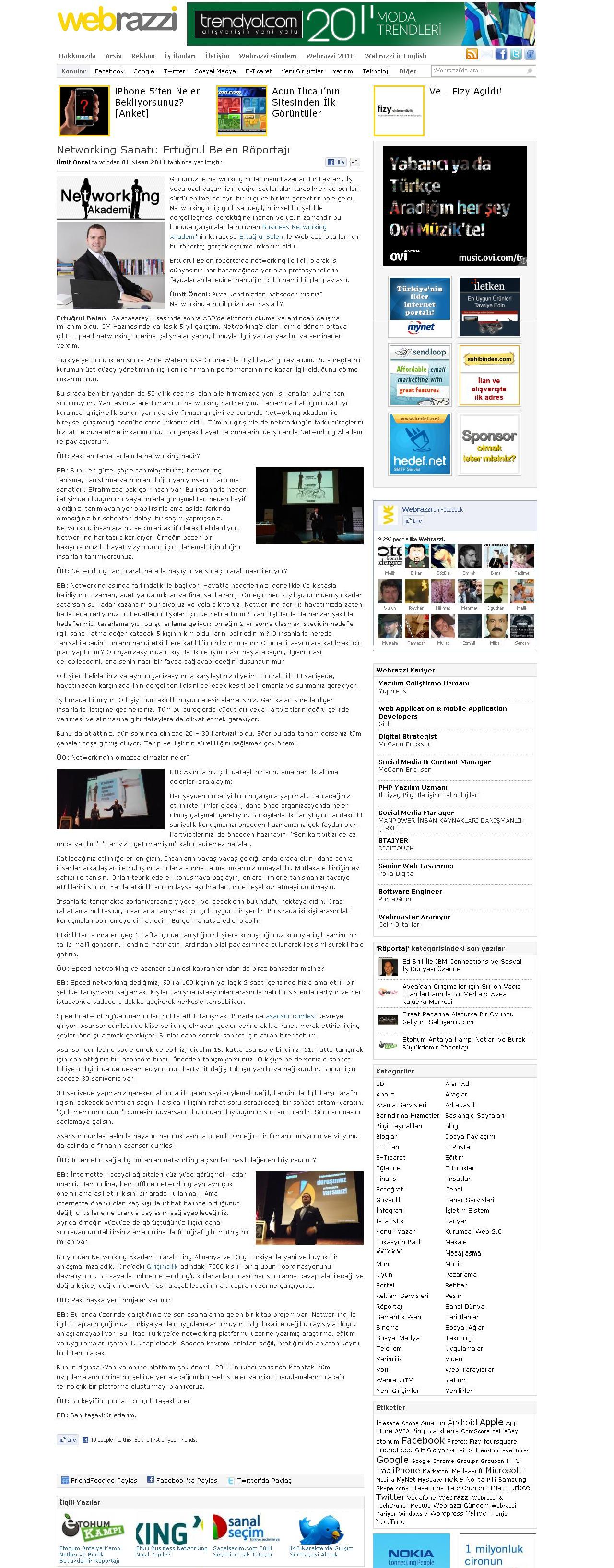 Networking Sanatı: Ertuğrul Belen Röportajı.