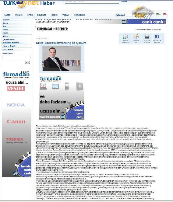Networking İş Fırsatları Yaratıyor.