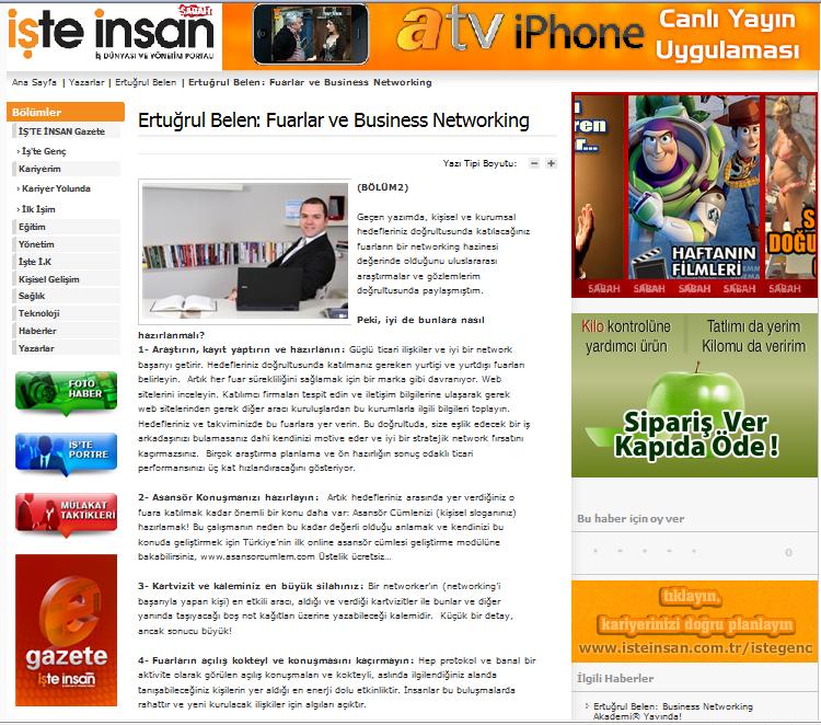 Fuarlar ve Networking.