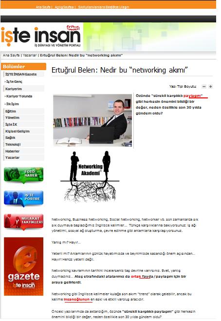 Networking Akımı.