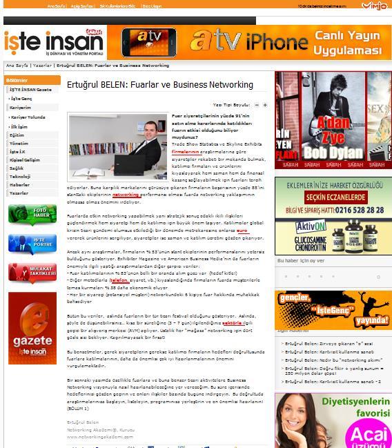 Fuarlar ve Business Networking.