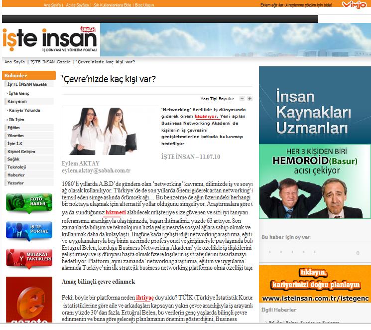 'Çevre'nizde Kaç Kişi Var?.