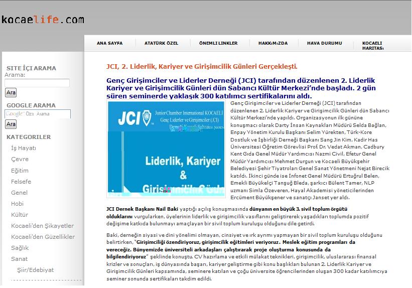 Liderlik, Kariyer ve Girişimcilik Günleri'nde Networking.
