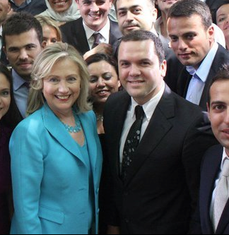 Hillary Clinton'la Networking.